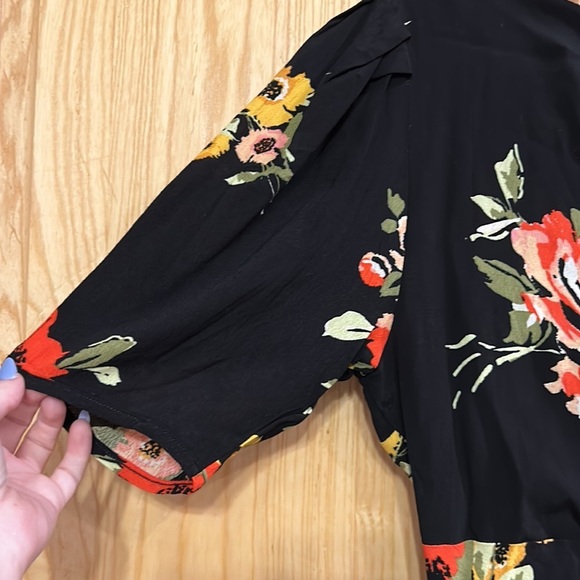 Free People Floral Black Dress - Picture 10 of 12